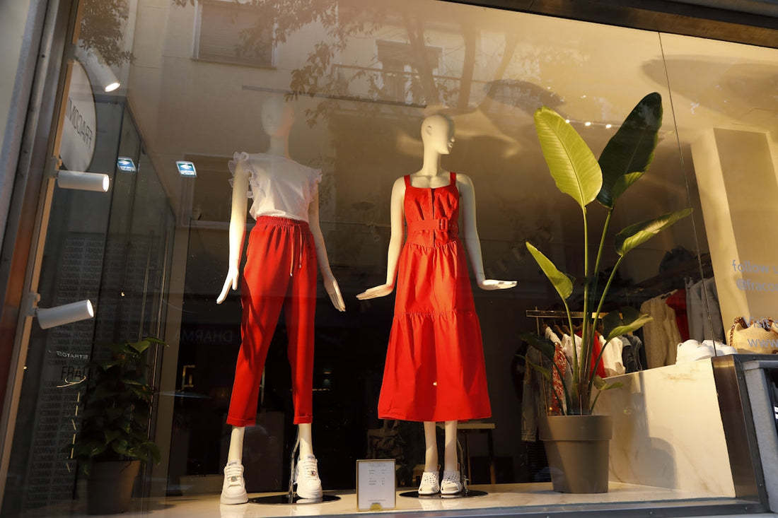 mannequins in a store
