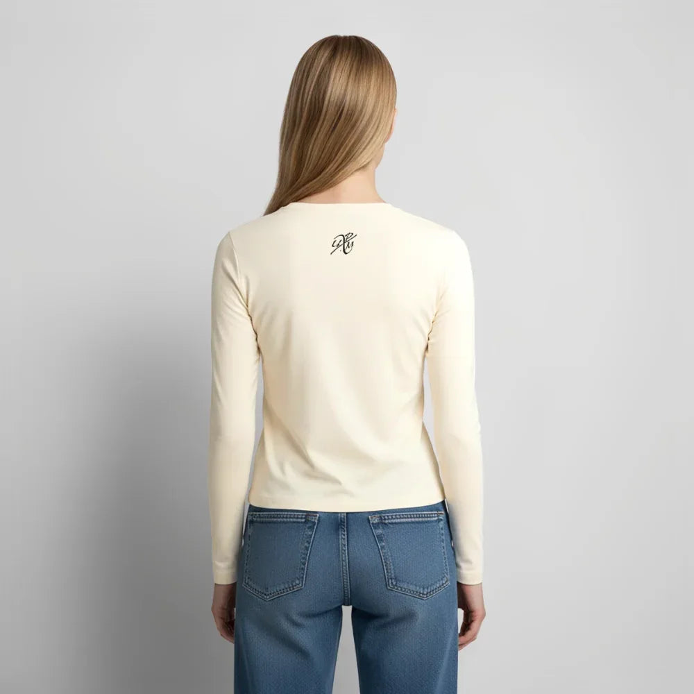 Frauen Slim Fit Langarmshirt - Lucky - THE P.U.M.